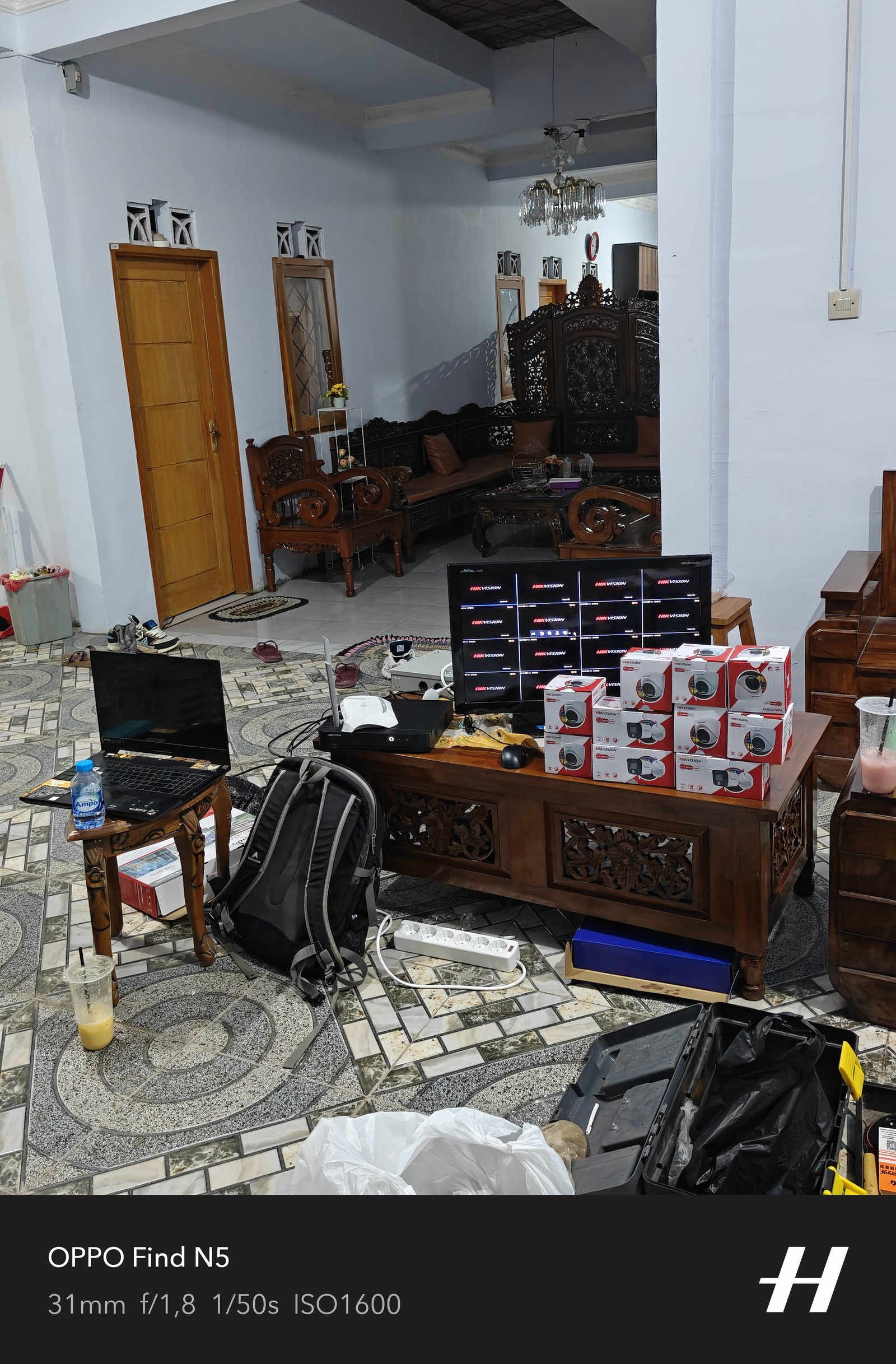 Instalasi CCTV Hikvision 16 Channel